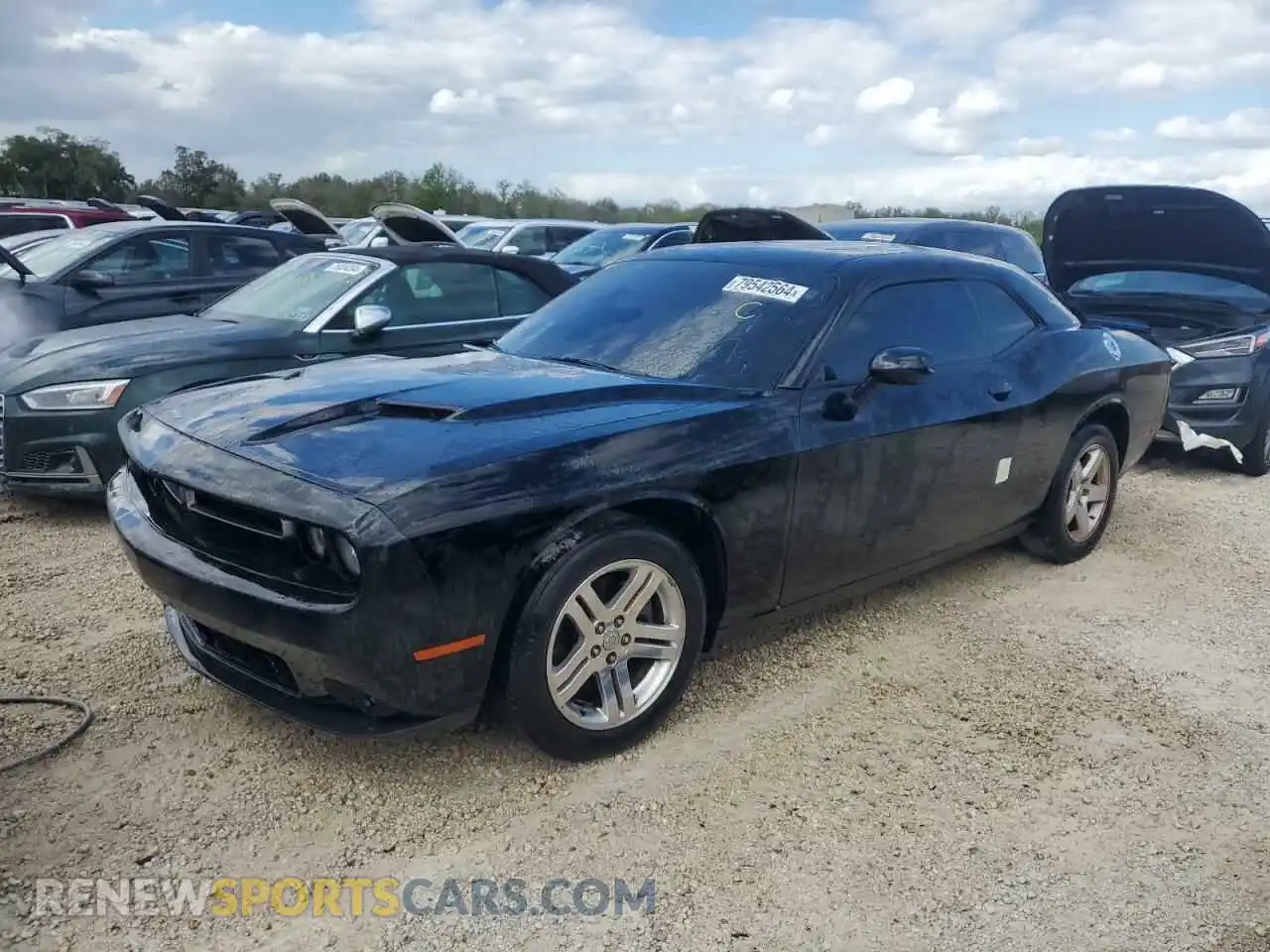 1 Photograph of a damaged car 2C3CDZAG9KH751845 DODGE CHALLENGER 2019