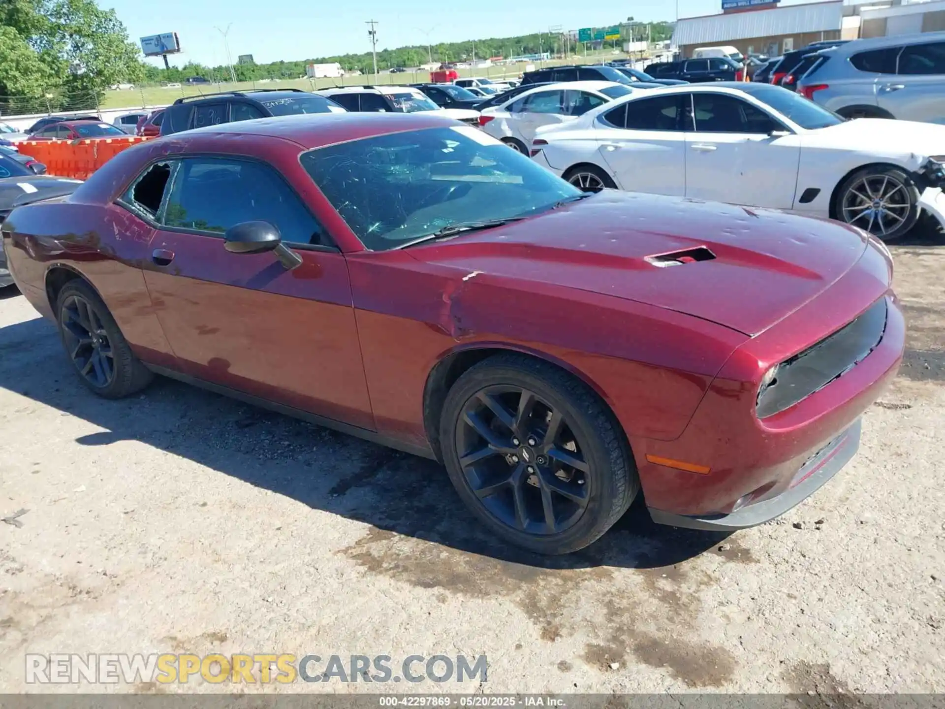 1 Photograph of a damaged car 2C3CDZAGXKH504141 DODGE CHALLENGER 2019