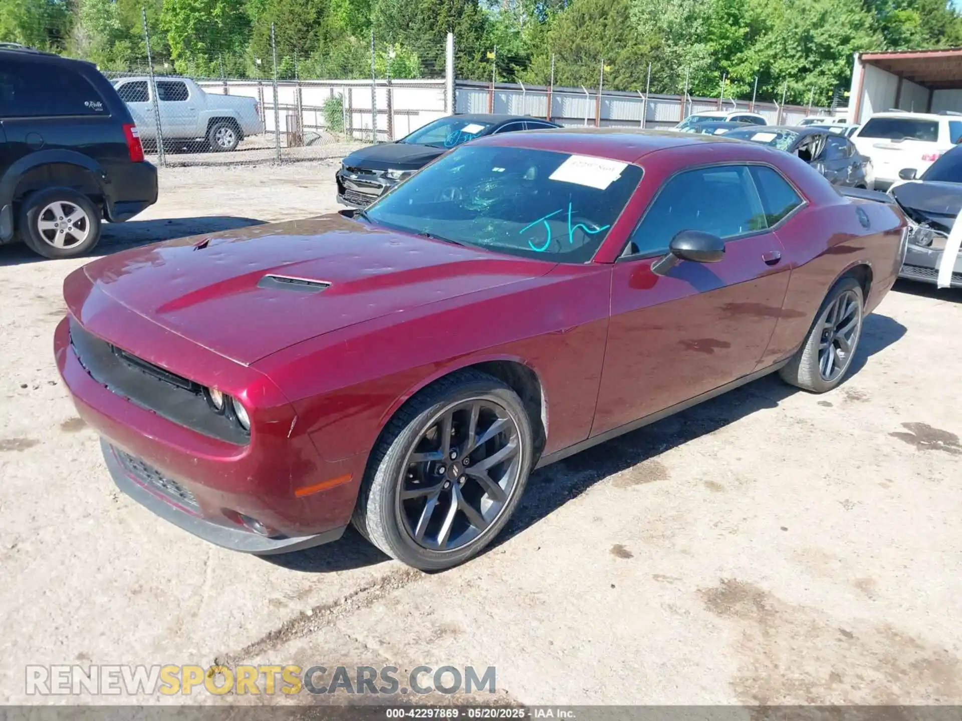2 Photograph of a damaged car 2C3CDZAGXKH504141 DODGE CHALLENGER 2019