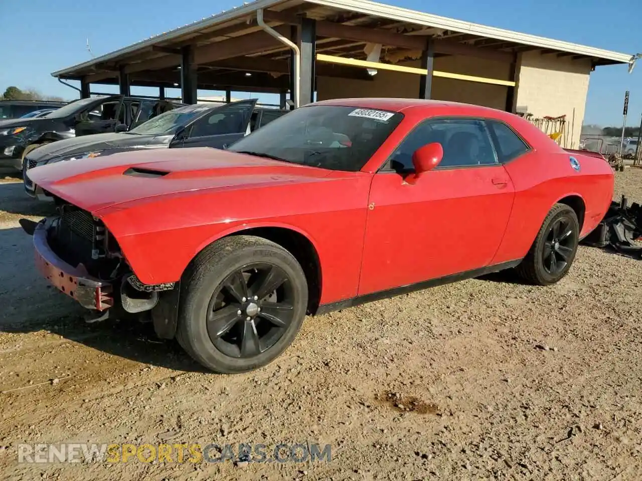 1 Photograph of a damaged car 2C3CDZAGXKH712875 DODGE CHALLENGER 2019