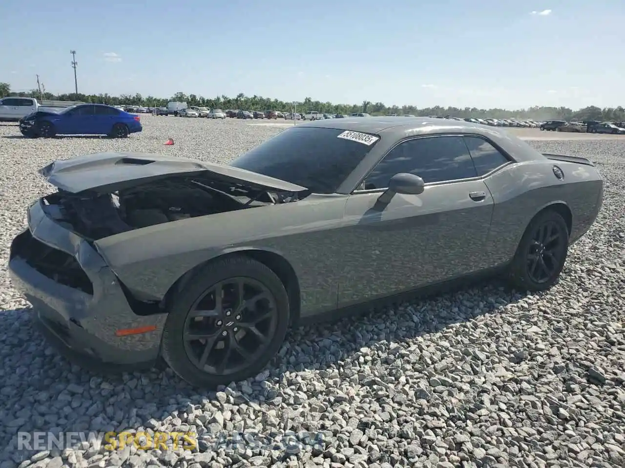 1 Photograph of a damaged car 2C3CDZAGXKH715842 DODGE CHALLENGER 2019