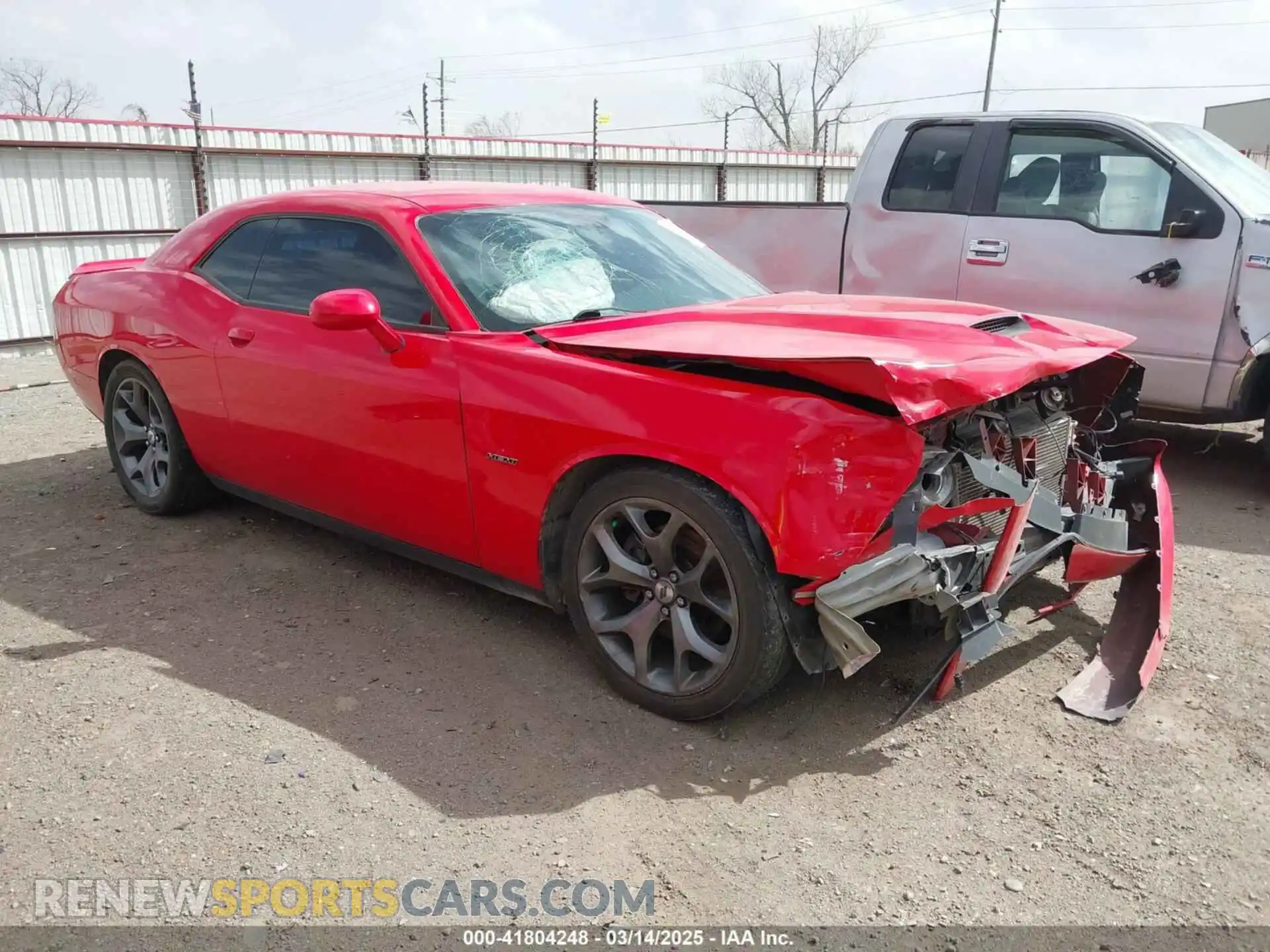 1 Photograph of a damaged car 2C3CDZBT0KH627930 DODGE CHALLENGER 2019