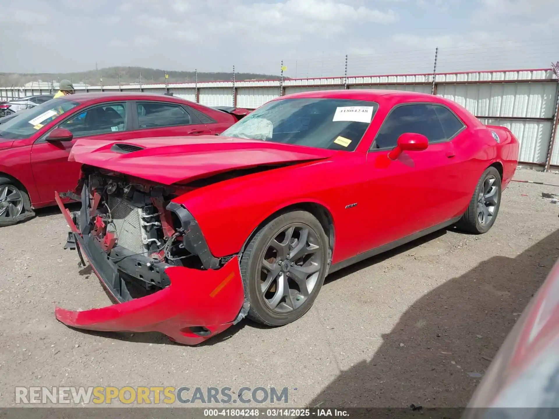 2 Photograph of a damaged car 2C3CDZBT0KH627930 DODGE CHALLENGER 2019