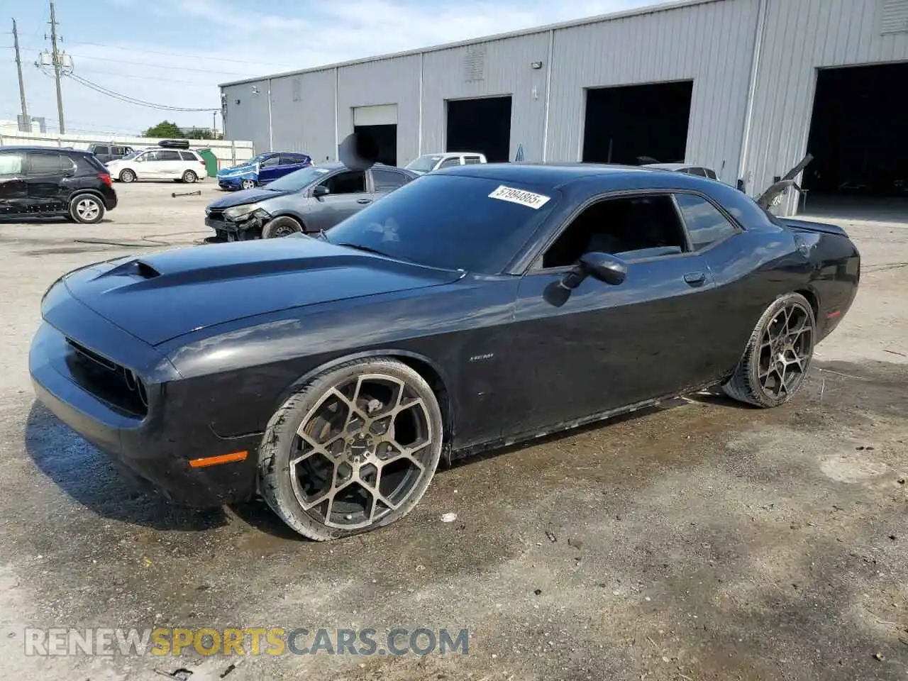 1 Photograph of a damaged car 2C3CDZBT1KH512009 DODGE CHALLENGER 2019