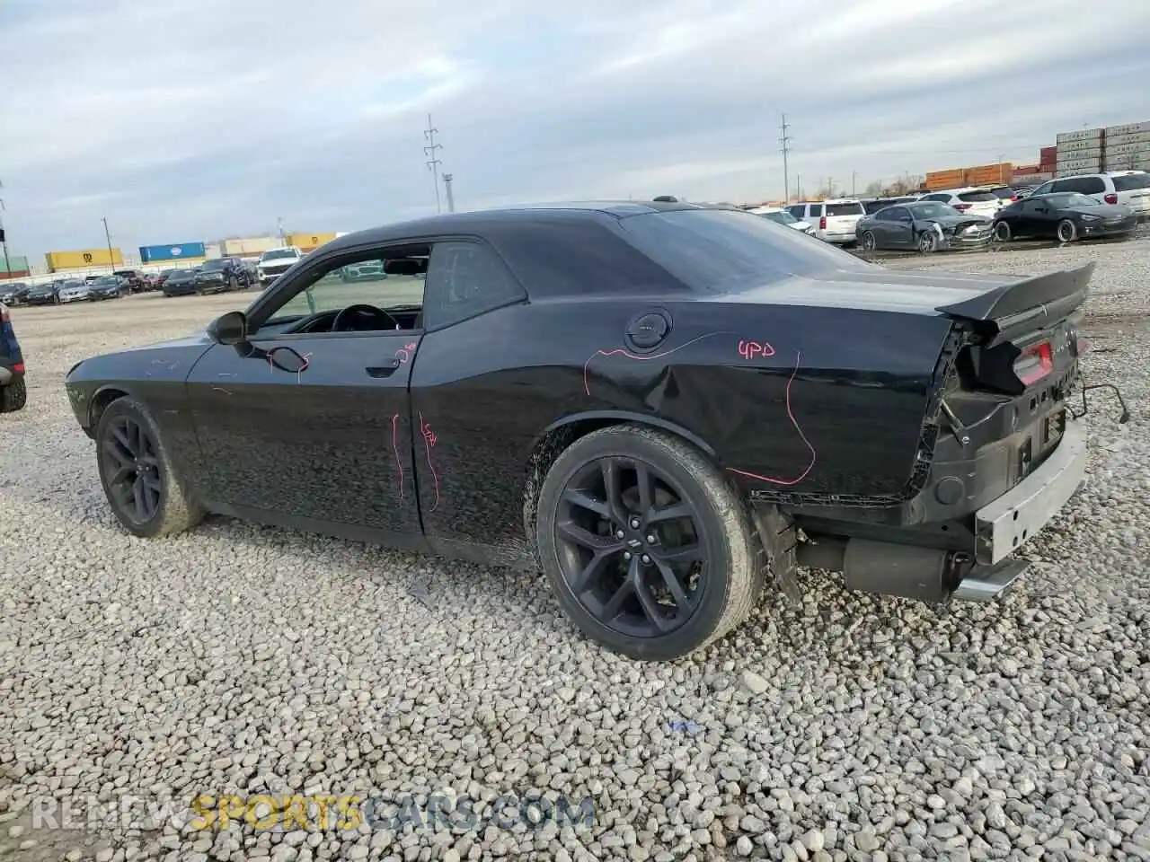 2 Photograph of a damaged car 2C3CDZBT2KH708766 DODGE CHALLENGER 2019