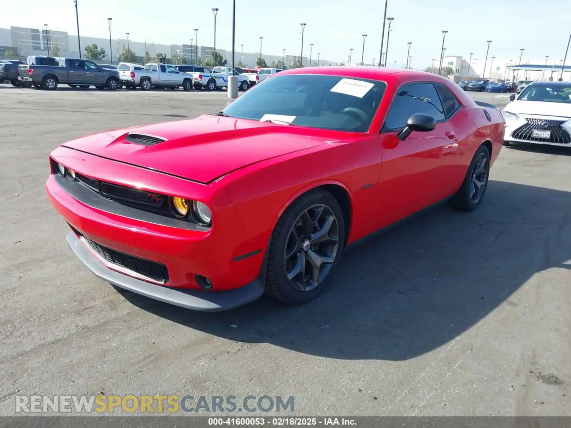 2 Photograph of a damaged car 2C3CDZBT3KH606344 DODGE CHALLENGER 2019