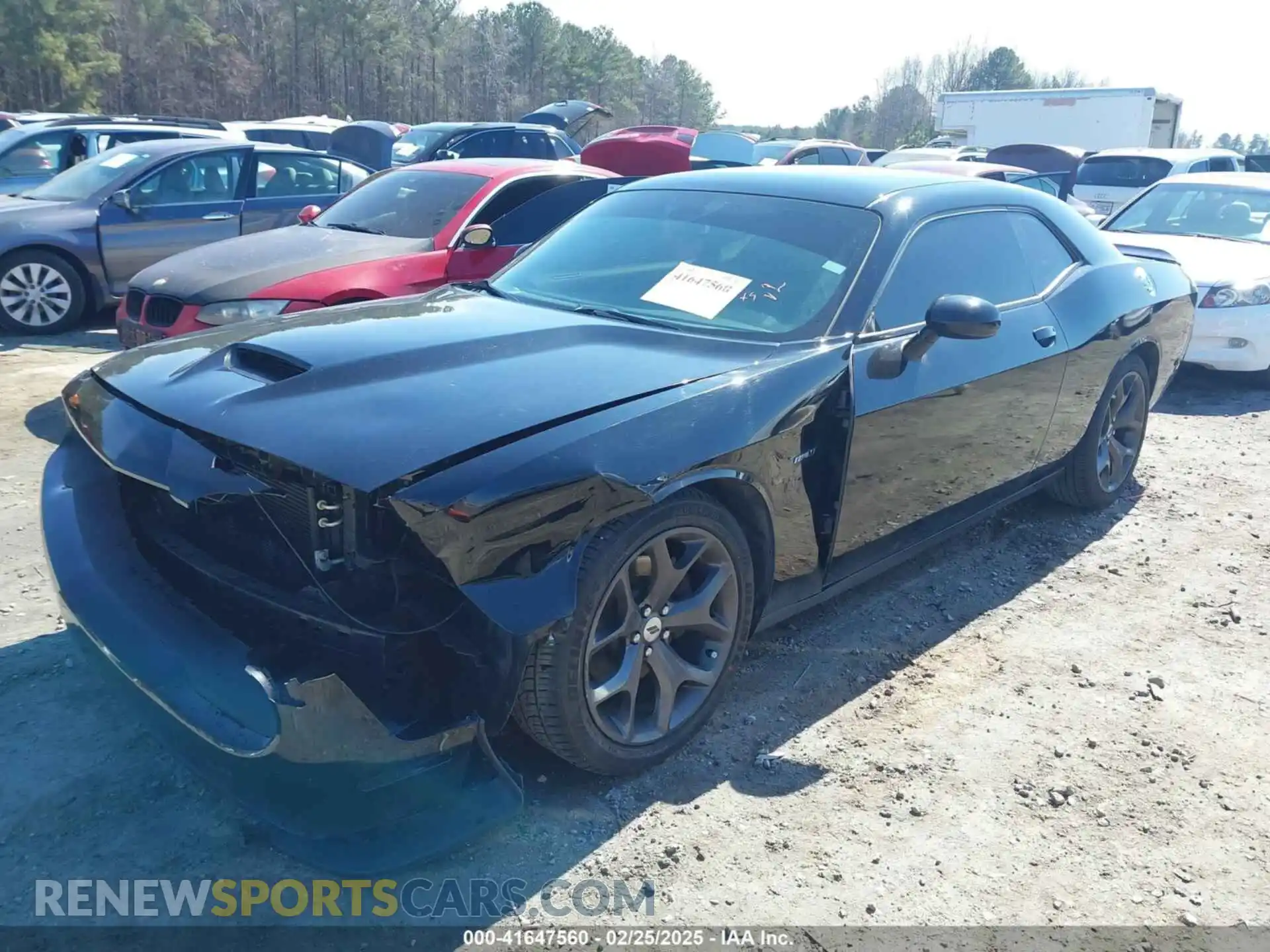 2 Photograph of a damaged car 2C3CDZBT7KH583408 DODGE CHALLENGER 2019