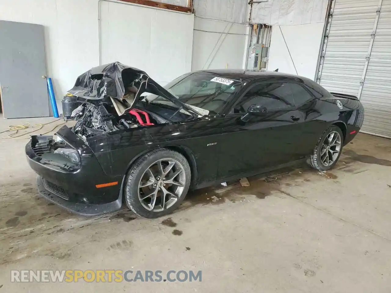 1 Photograph of a damaged car 2C3CDZBT7KH602622 DODGE CHALLENGER 2019