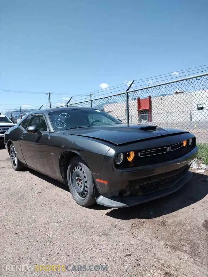1 Photograph of a damaged car 2C3CDZBT8KH524707 DODGE CHALLENGER 2019