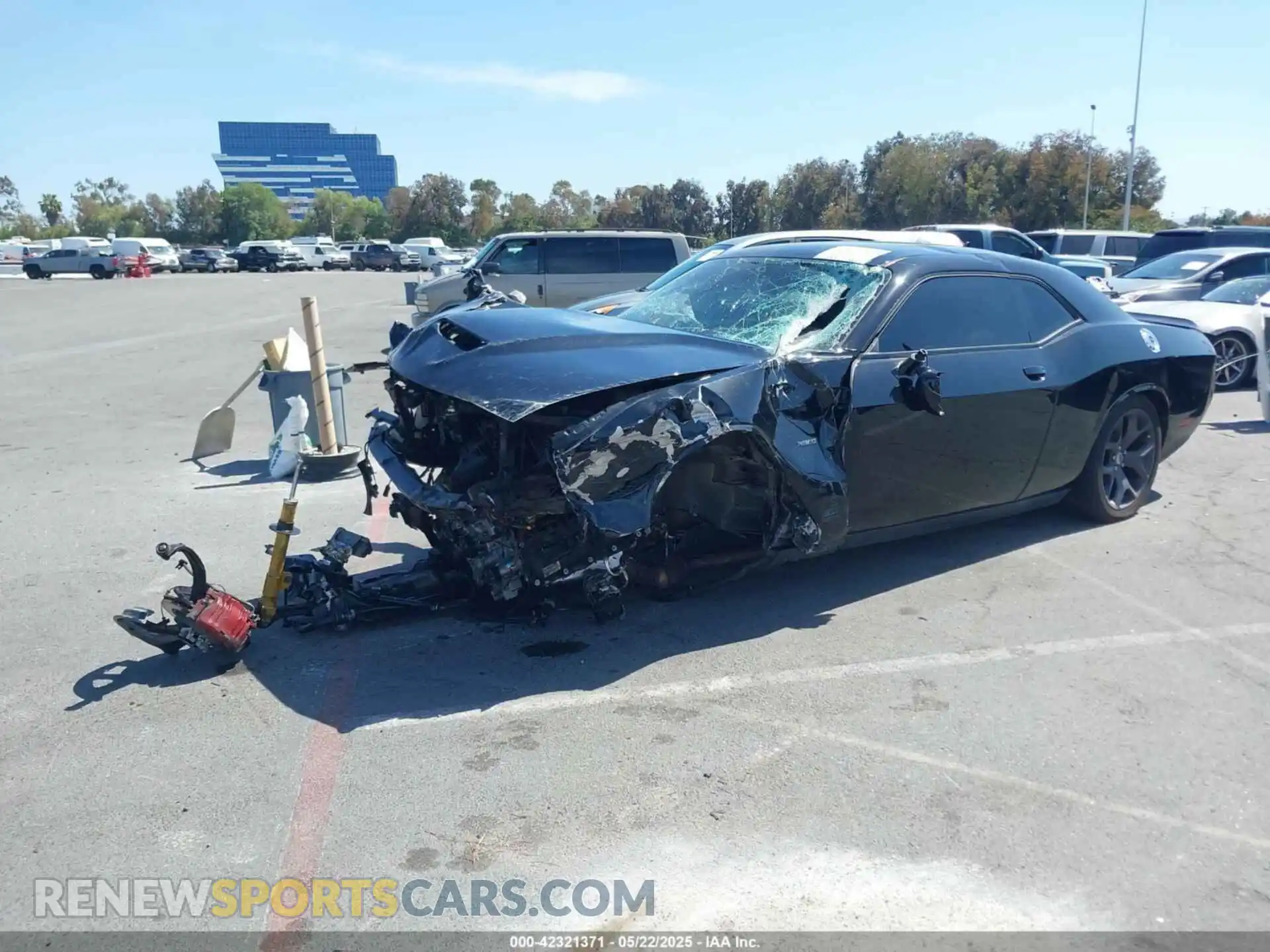 2 Photograph of a damaged car 2C3CDZBT8KH574054 DODGE CHALLENGER 2019