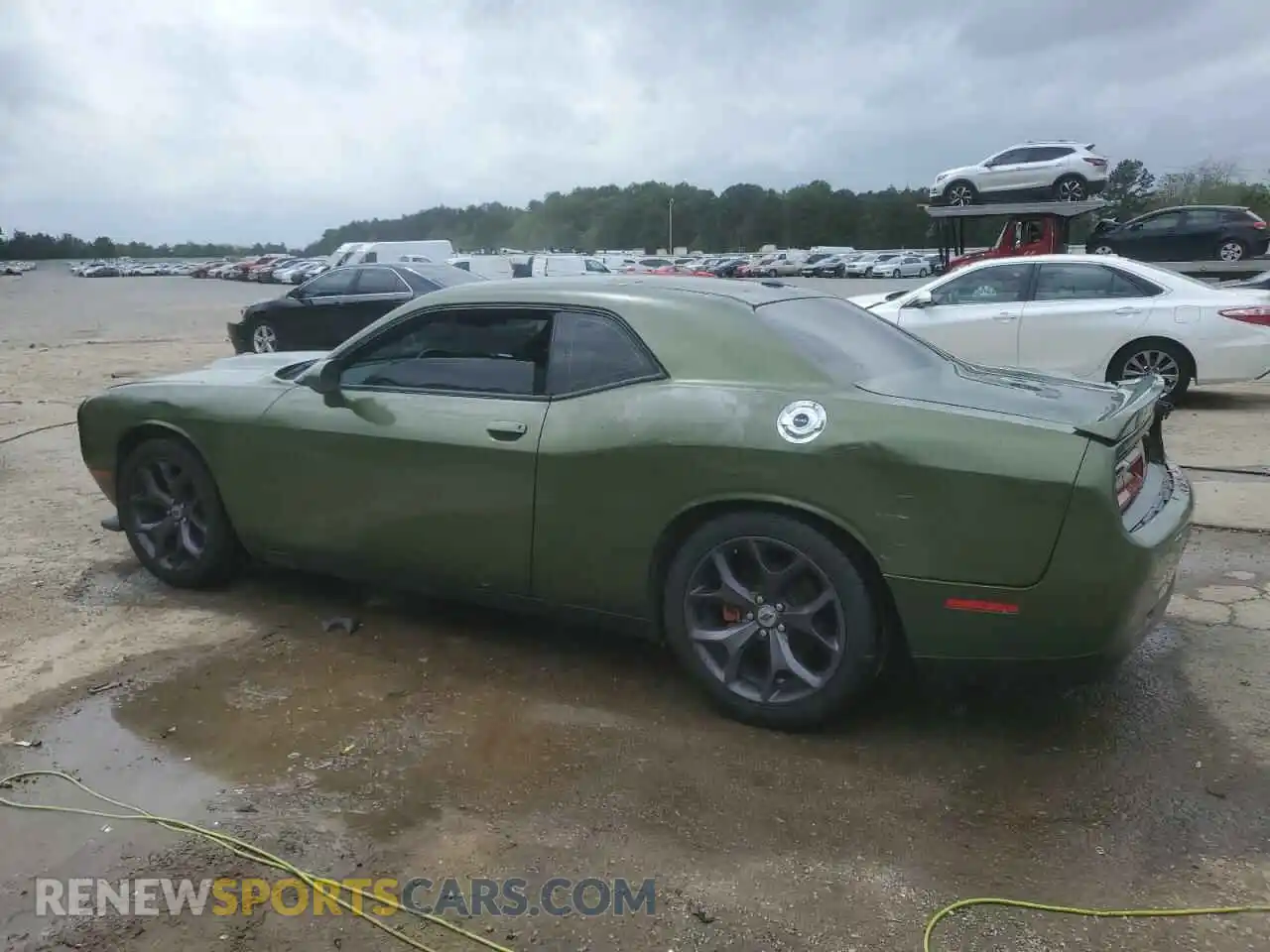 2 Photograph of a damaged car 2C3CDZBT8KH616366 DODGE CHALLENGER 2019