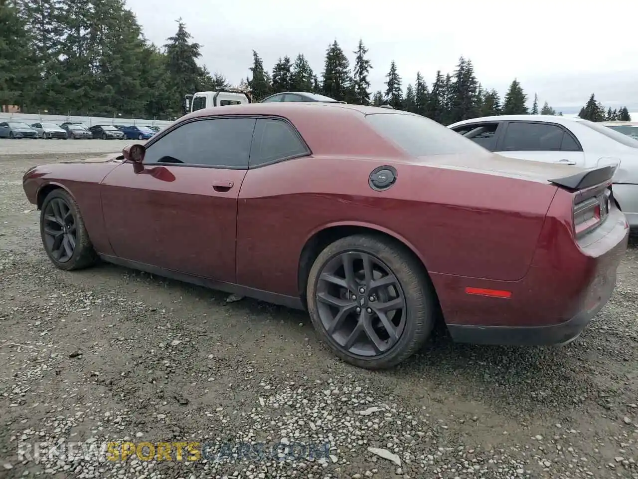 2 Photograph of a damaged car 2C3CDZBT8KH659542 DODGE CHALLENGER 2019