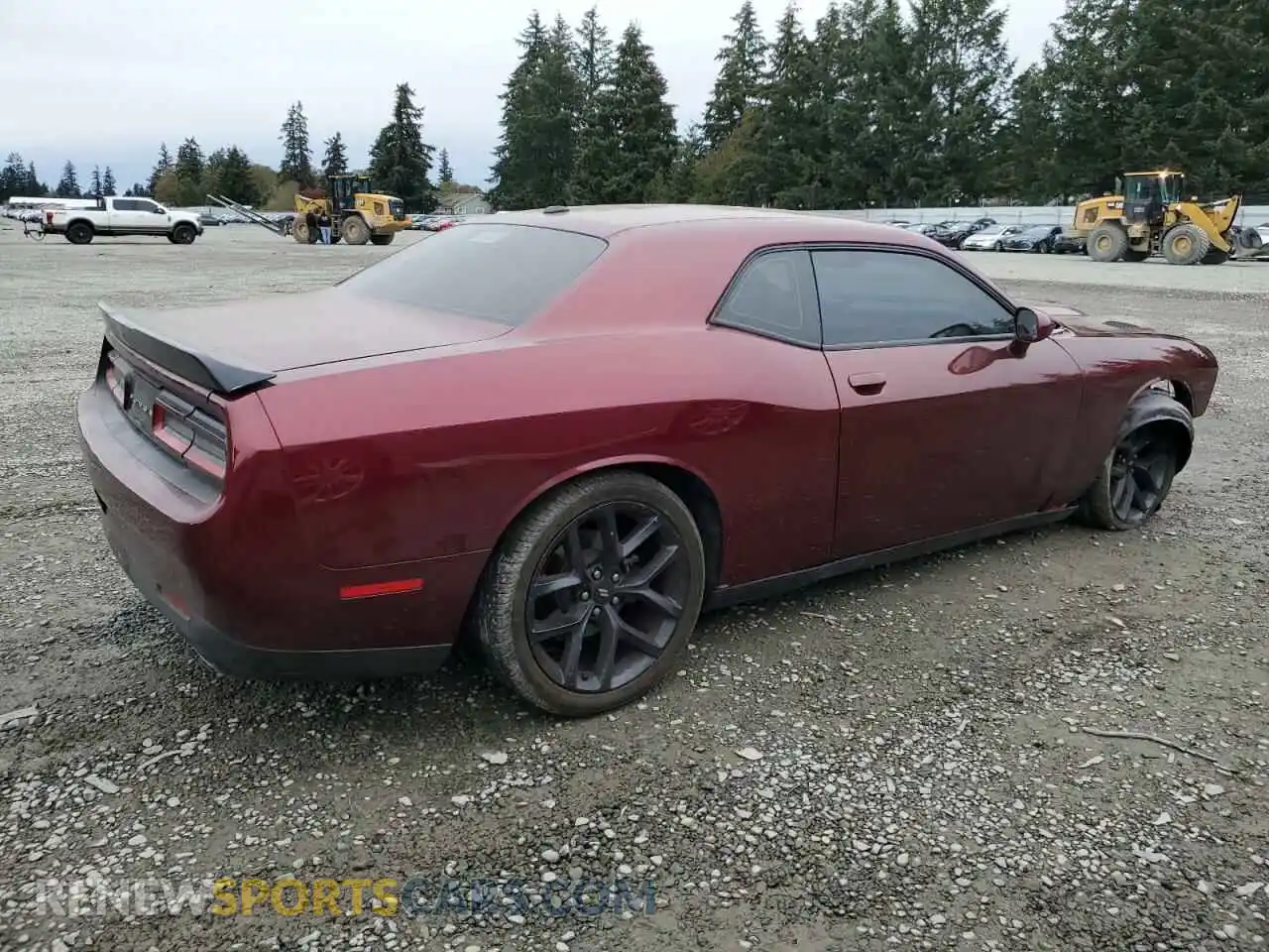 3 Photograph of a damaged car 2C3CDZBT8KH659542 DODGE CHALLENGER 2019