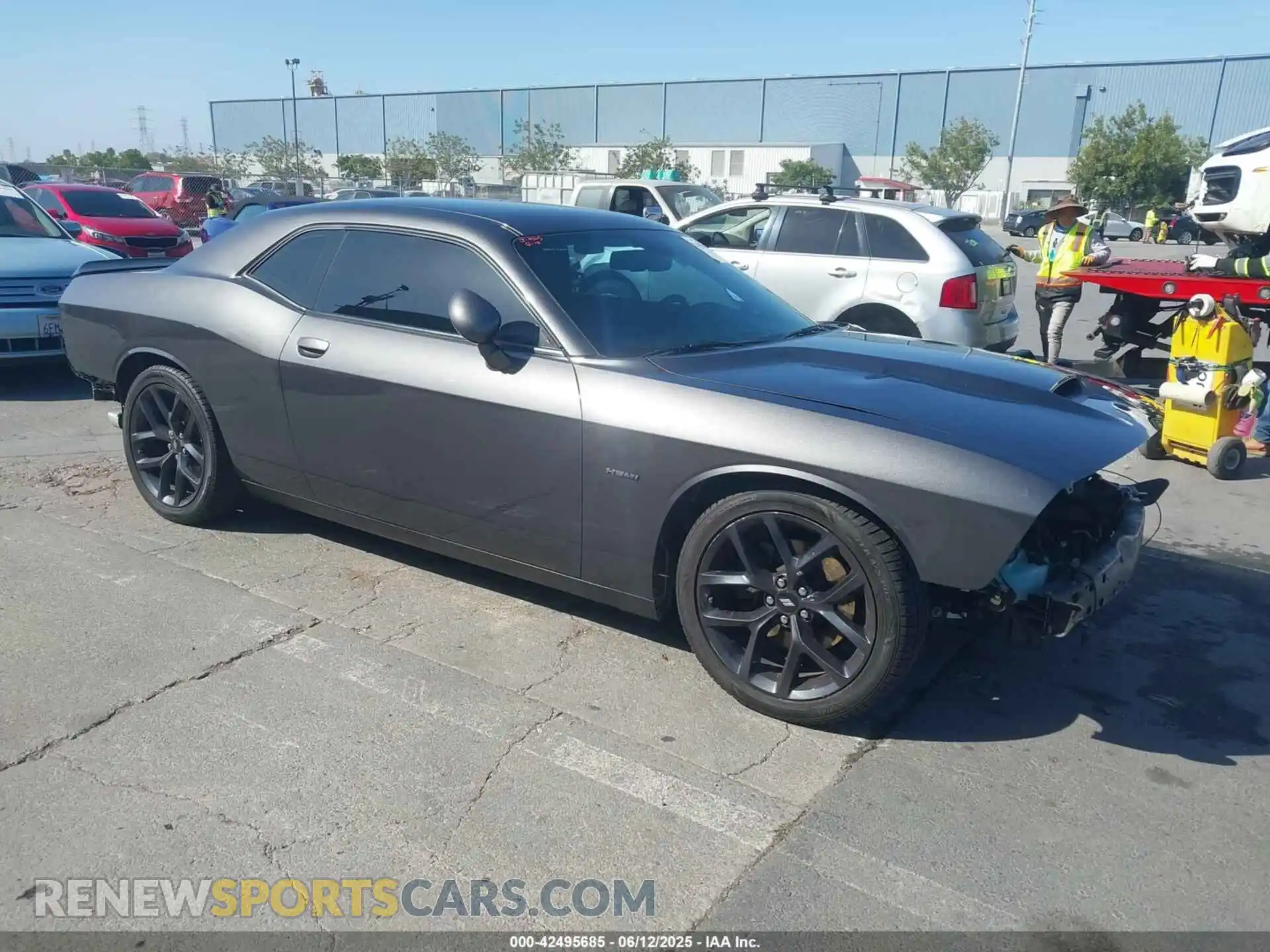 1 Photograph of a damaged car 2C3CDZBT9KH659551 DODGE CHALLENGER 2019