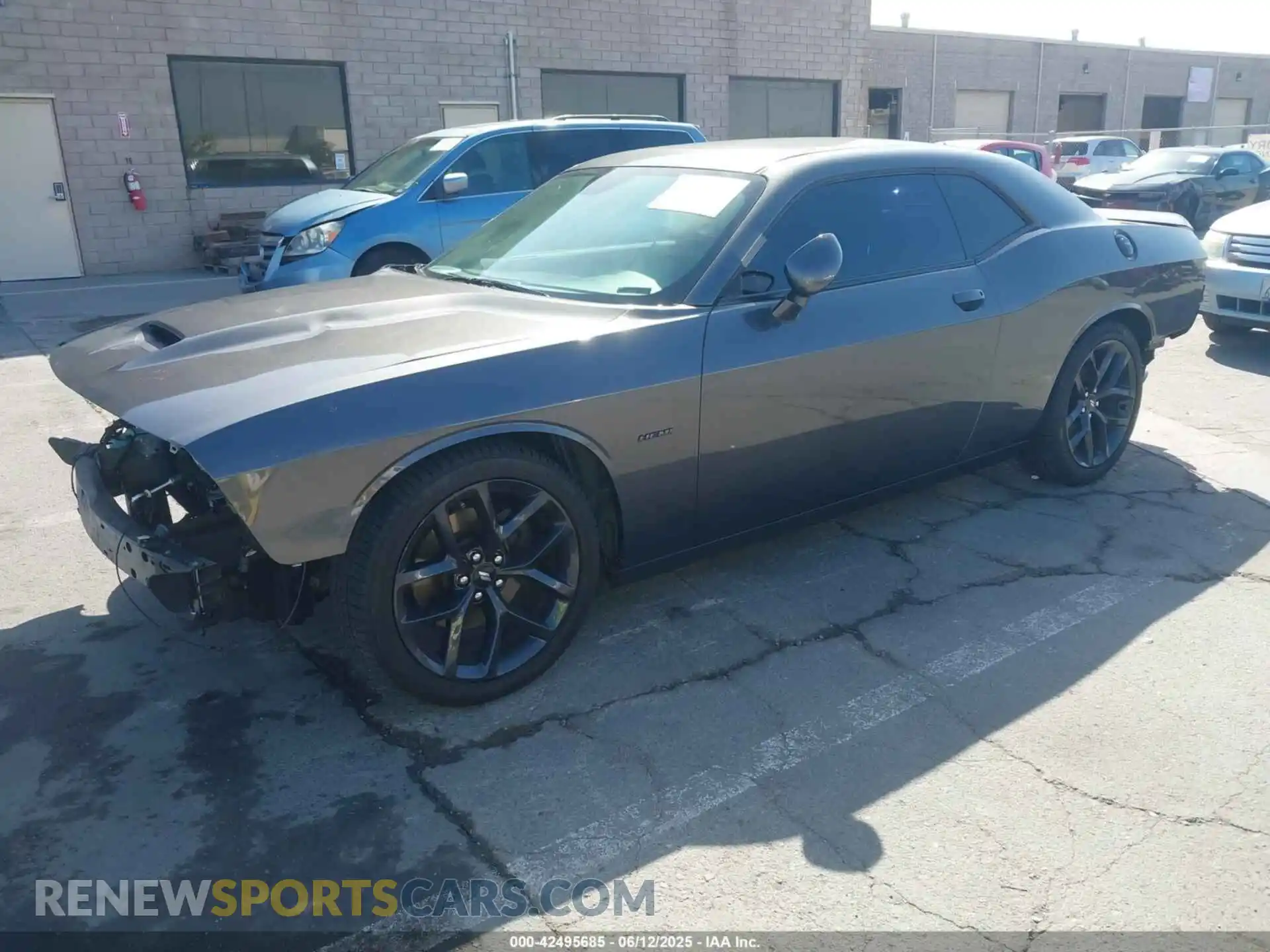 2 Photograph of a damaged car 2C3CDZBT9KH659551 DODGE CHALLENGER 2019