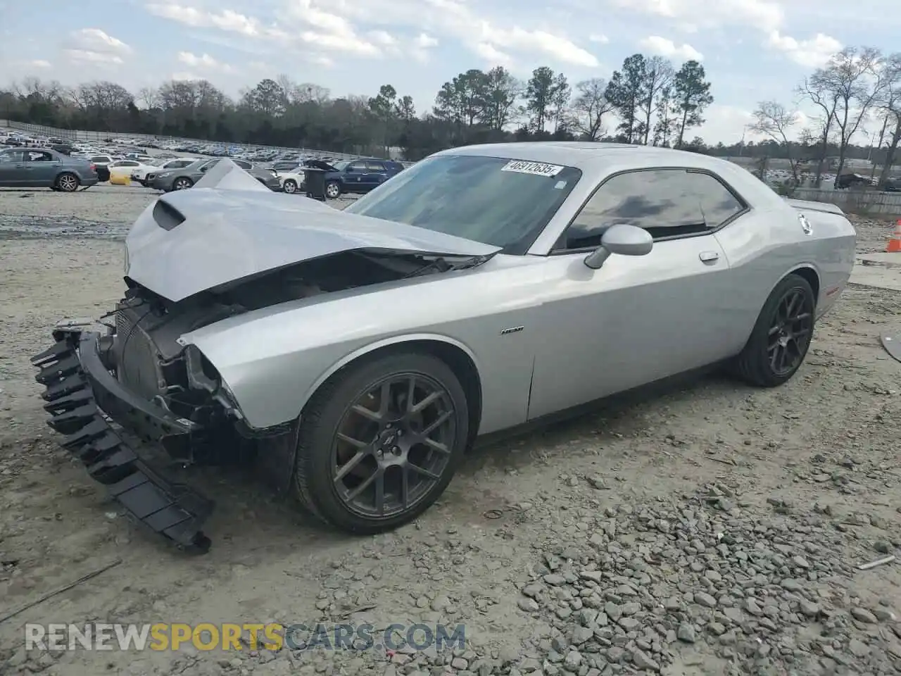 1 Photograph of a damaged car 2C3CDZBT9KH733843 DODGE CHALLENGER 2019