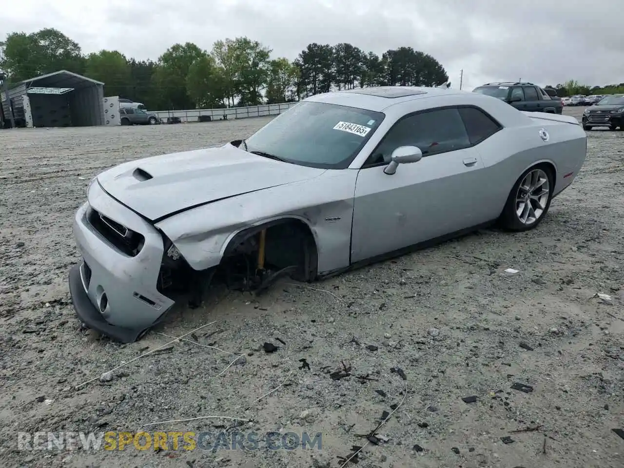 1 Photograph of a damaged car 2C3CDZBT9KH759245 DODGE CHALLENGER 2019