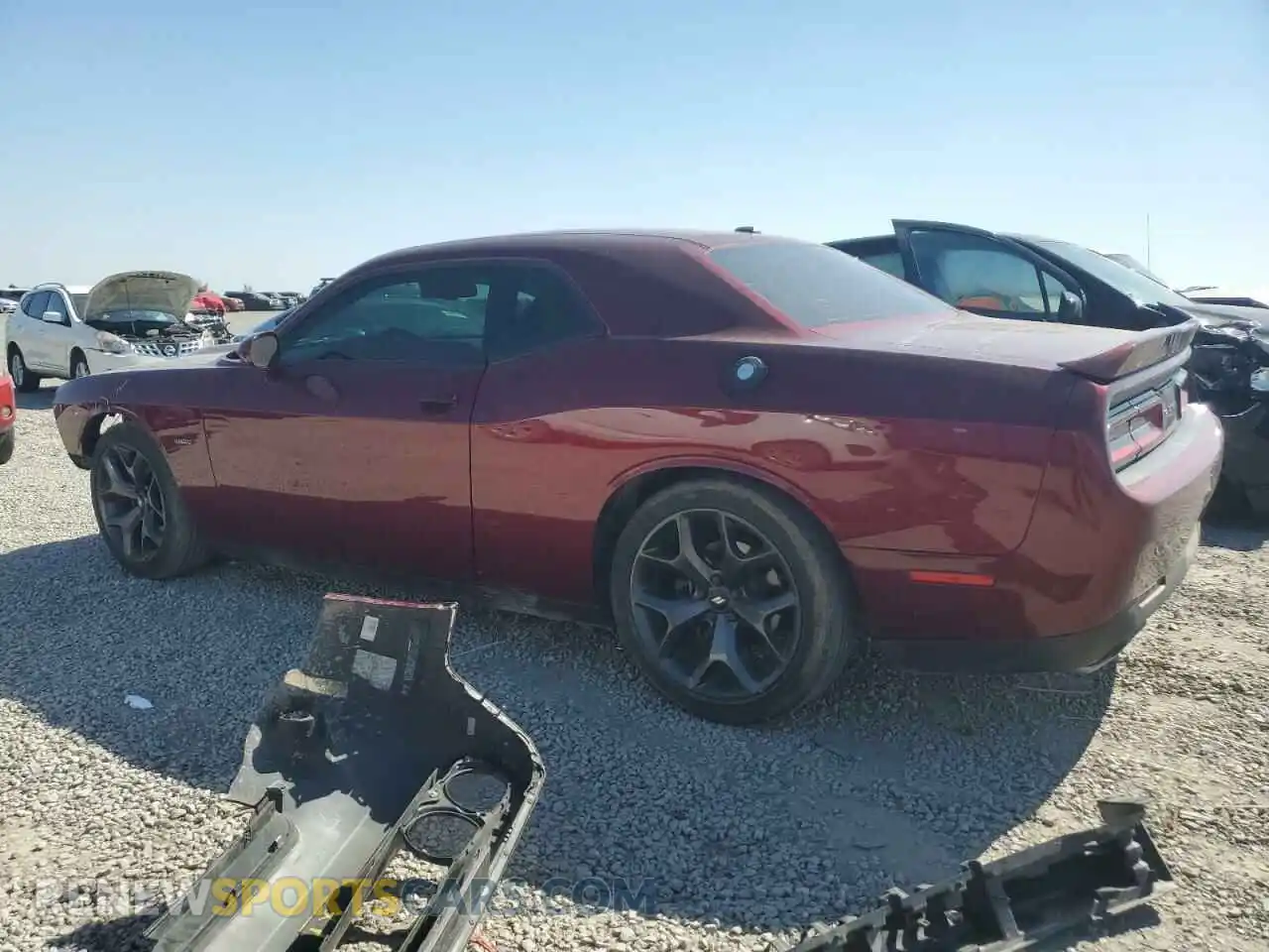 2 Photograph of a damaged car 2C3CDZBTXKH627689 DODGE CHALLENGER 2019