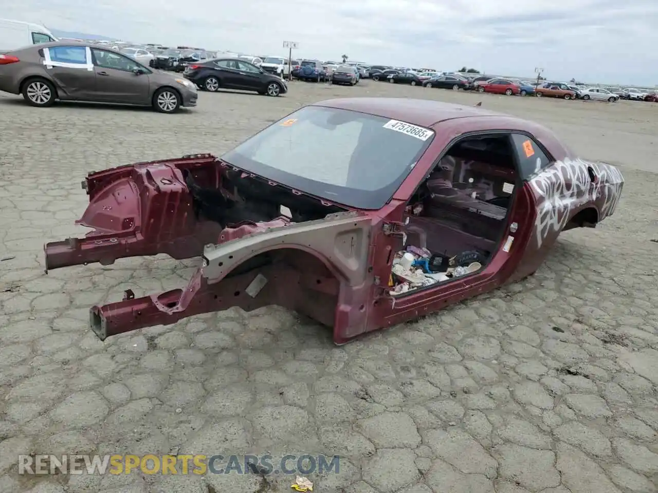 1 Photograph of a damaged car 2C3CDZC9XKH508446 DODGE CHALLENGER 2019