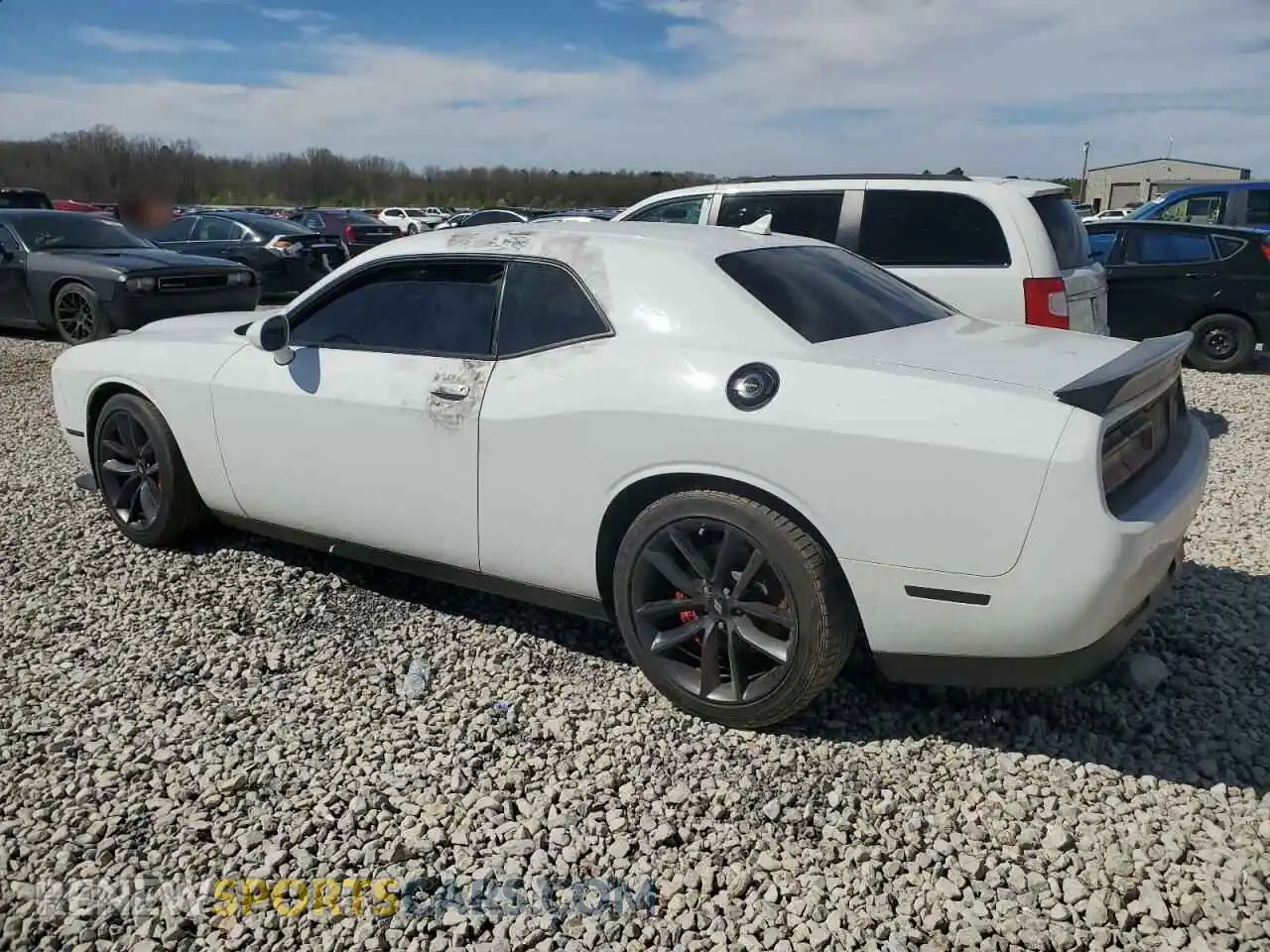 2 Photograph of a damaged car 2C3CDZC9XKH683358 DODGE CHALLENGER 2019