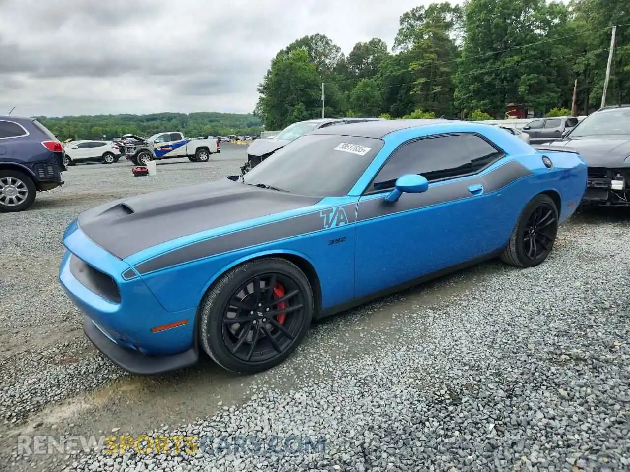 1 Photograph of a damaged car 2C3CDZFJ0KH525875 DODGE CHALLENGER 2019