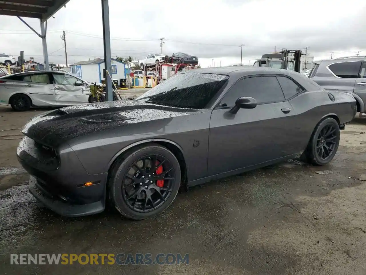 1 Photograph of a damaged car 2C3CDZFJ0KH574817 DODGE CHALLENGER 2019