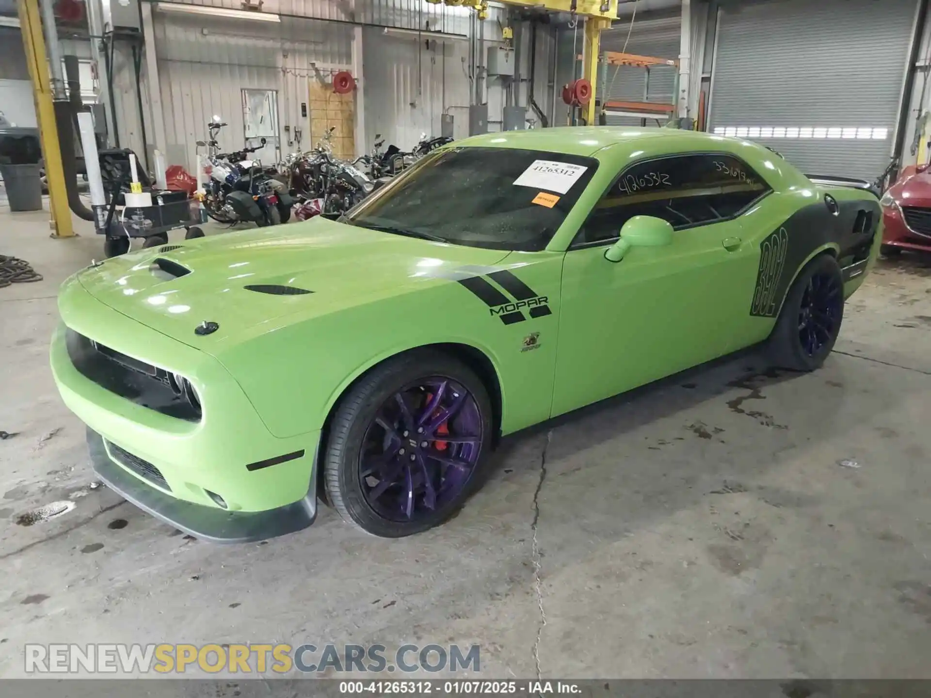 2 Photograph of a damaged car 2C3CDZFJ0KH656479 DODGE CHALLENGER 2019