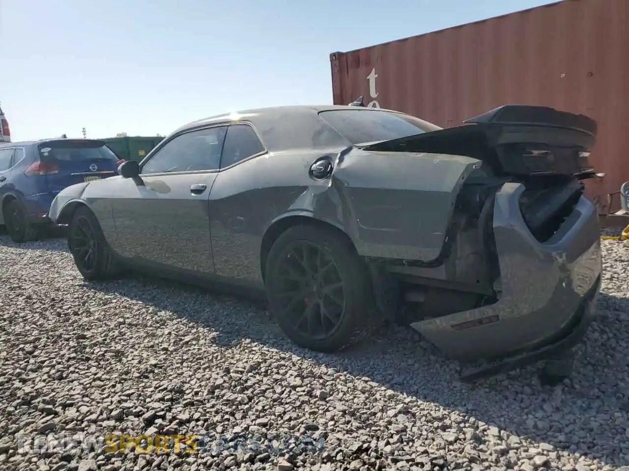 2 Photograph of a damaged car 2C3CDZFJ3KH662437 DODGE CHALLENGER 2019