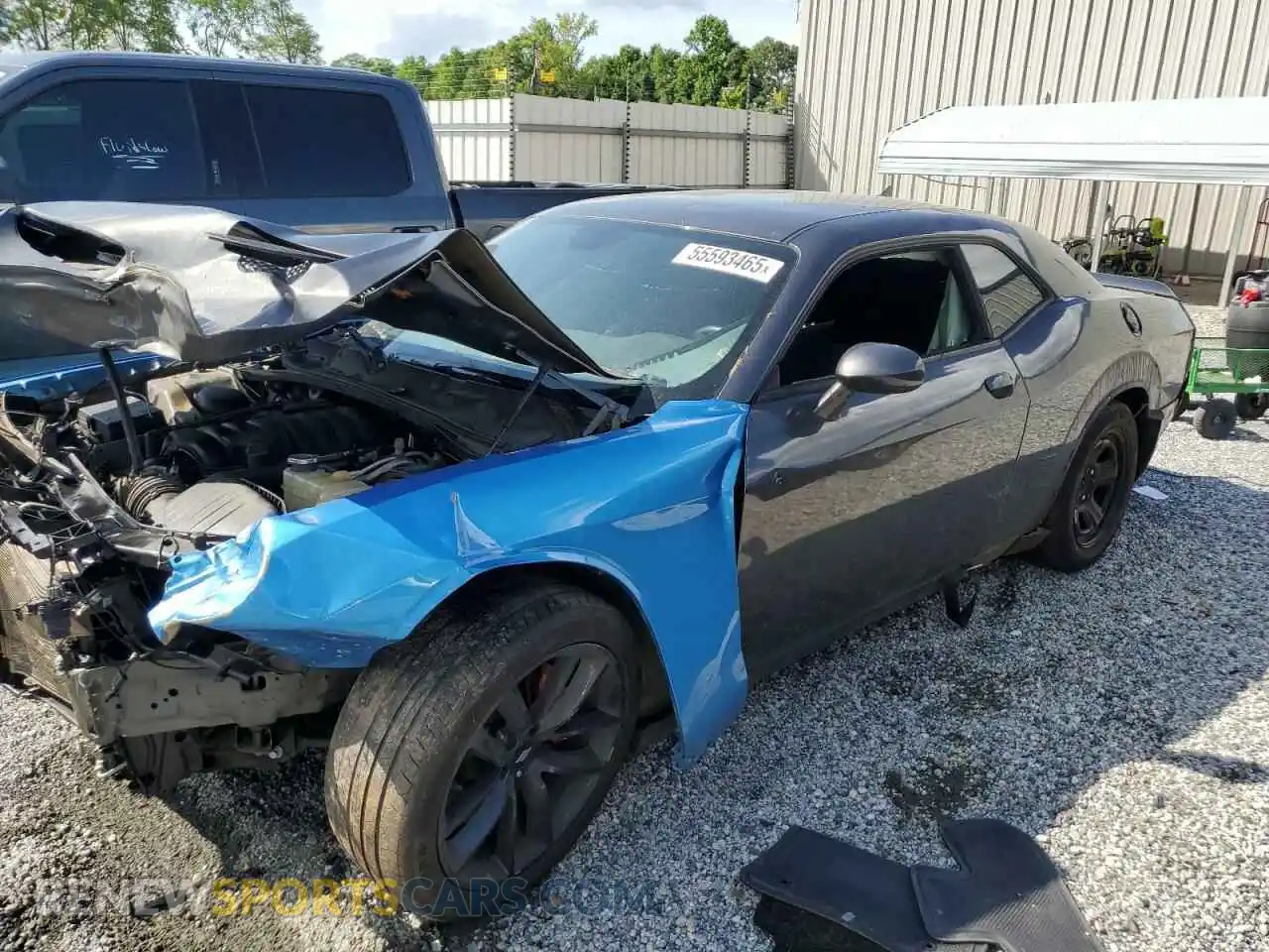 1 Photograph of a damaged car 2C3CDZFJ5KH723769 DODGE CHALLENGER 2019