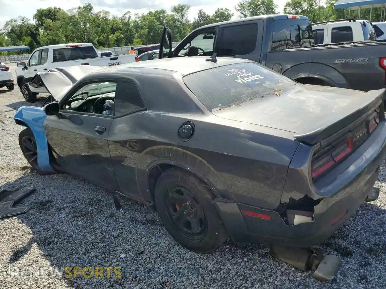 2 Photograph of a damaged car 2C3CDZFJ5KH723769 DODGE CHALLENGER 2019