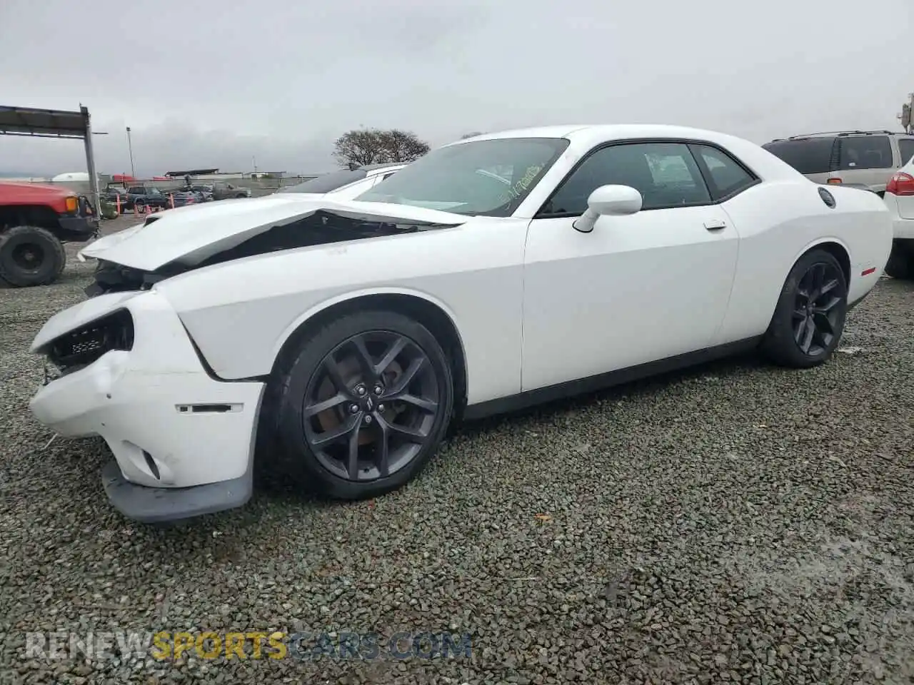 1 Photograph of a damaged car 2C3CDZJG9KH712852 DODGE CHALLENGER 2019