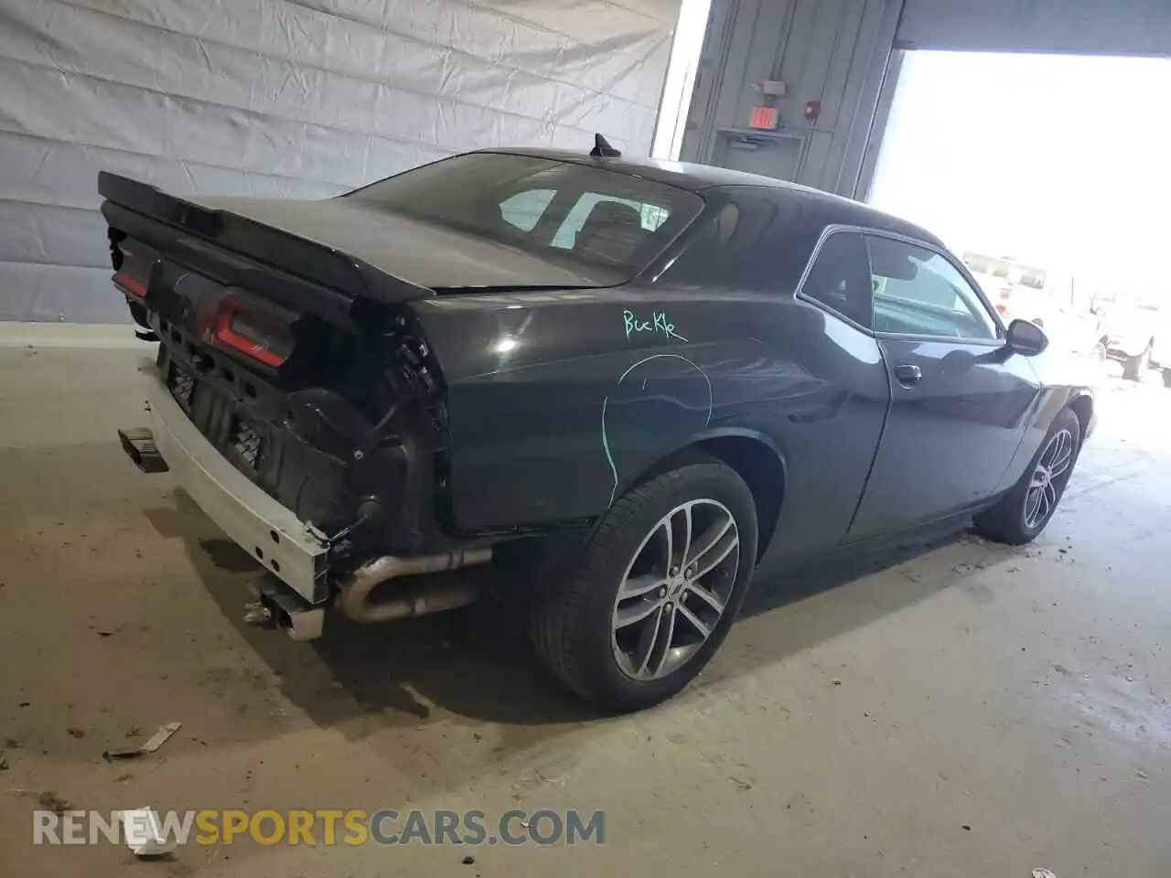 3 Photograph of a damaged car 2C3CDZKG6KH618846 DODGE CHALLENGER 2019