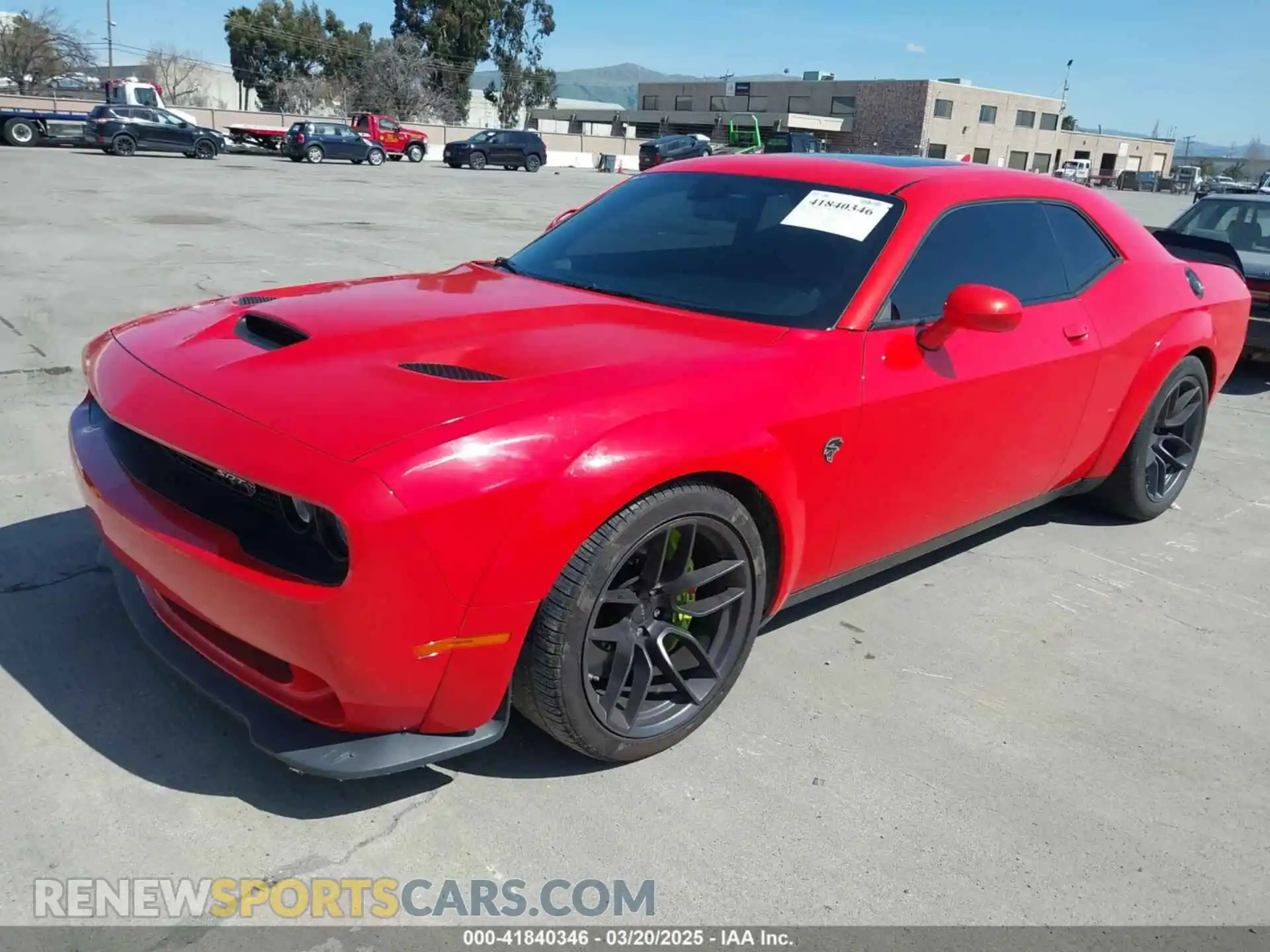2 Photograph of a damaged car 2C3CDZL90KH634556 DODGE CHALLENGER 2019