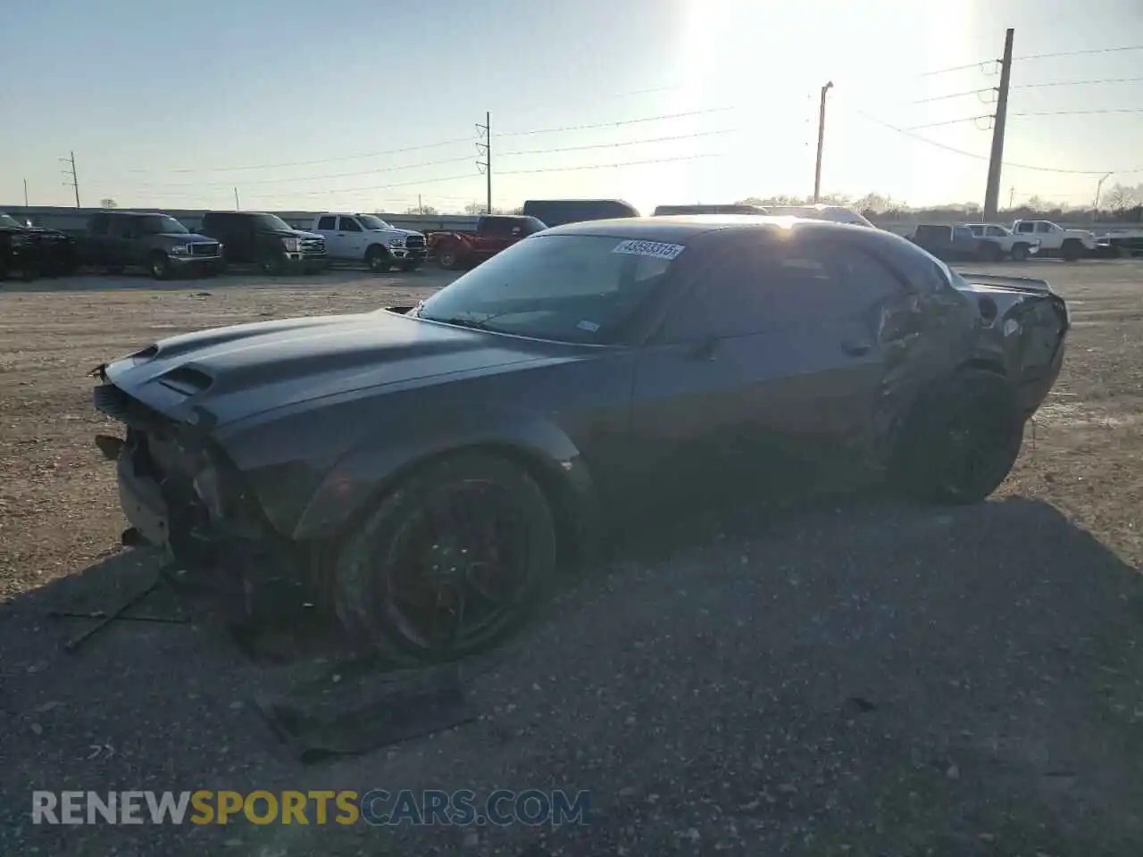 1 Photograph of a damaged car 2C3CDZL90KH756429 DODGE CHALLENGER 2019