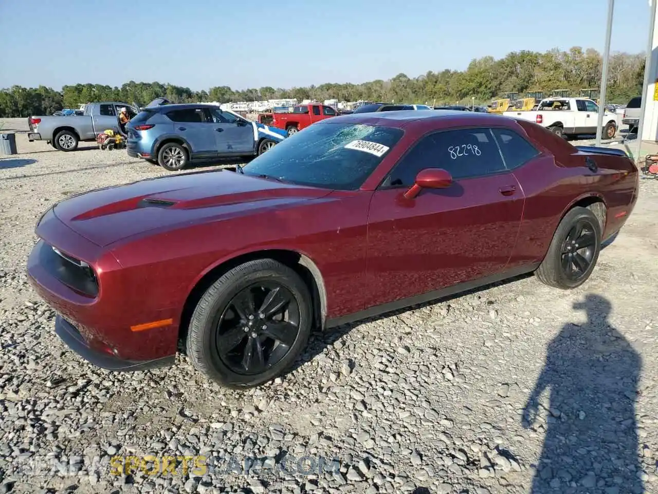 1 Photograph of a damaged car 2C3CDZAG0LH217487 DODGE CHALLENGER 2020
