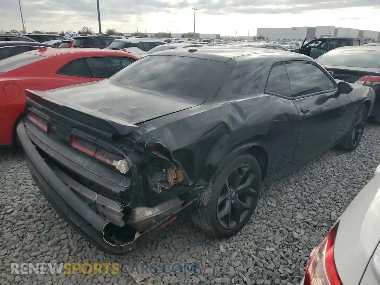 3 Photograph of a damaged car 2C3CDZAG0LH240302 DODGE CHALLENGER 2020
