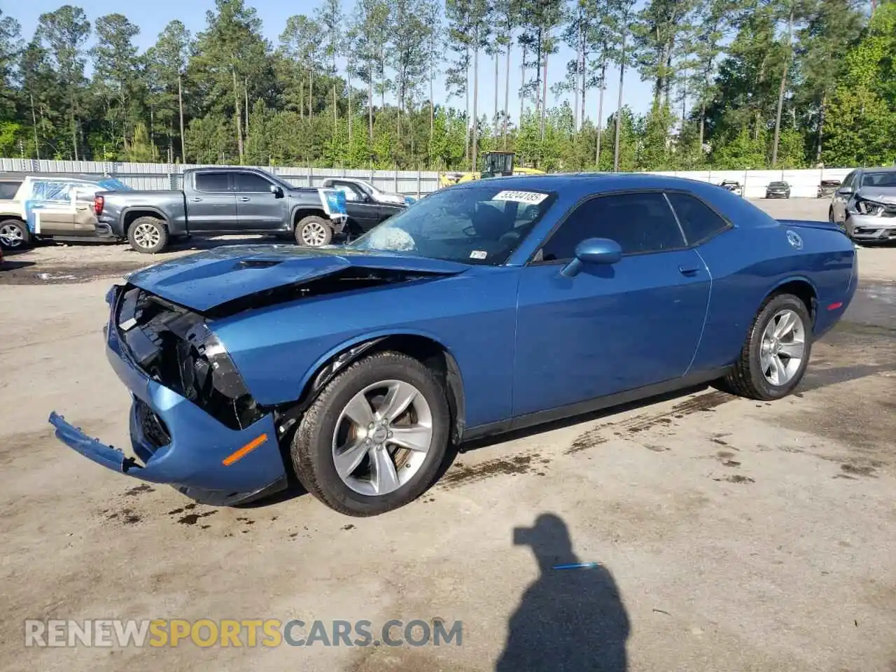 1 Photograph of a damaged car 2C3CDZAG1LH172849 DODGE CHALLENGER 2020