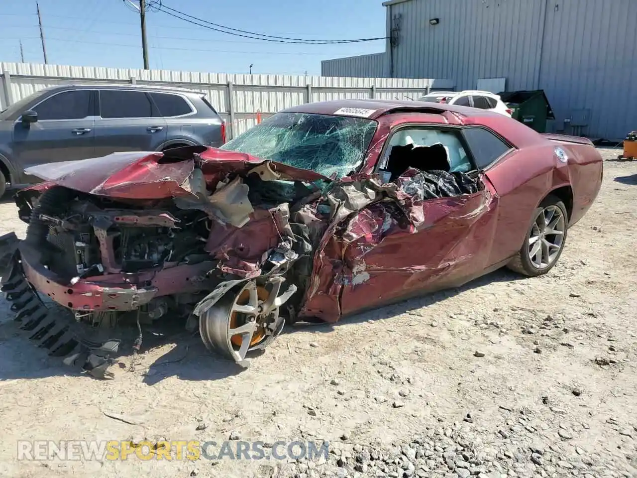 1 Photograph of a damaged car 2C3CDZAG1LH212850 DODGE CHALLENGER 2020