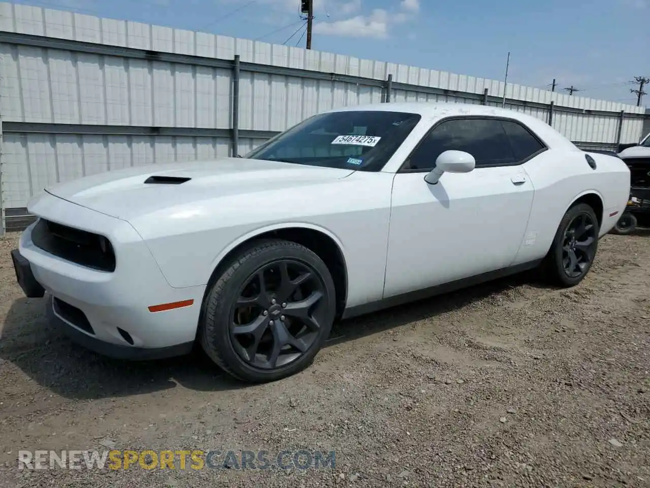 1 Photograph of a damaged car 2C3CDZAG1LH239725 DODGE CHALLENGER 2020