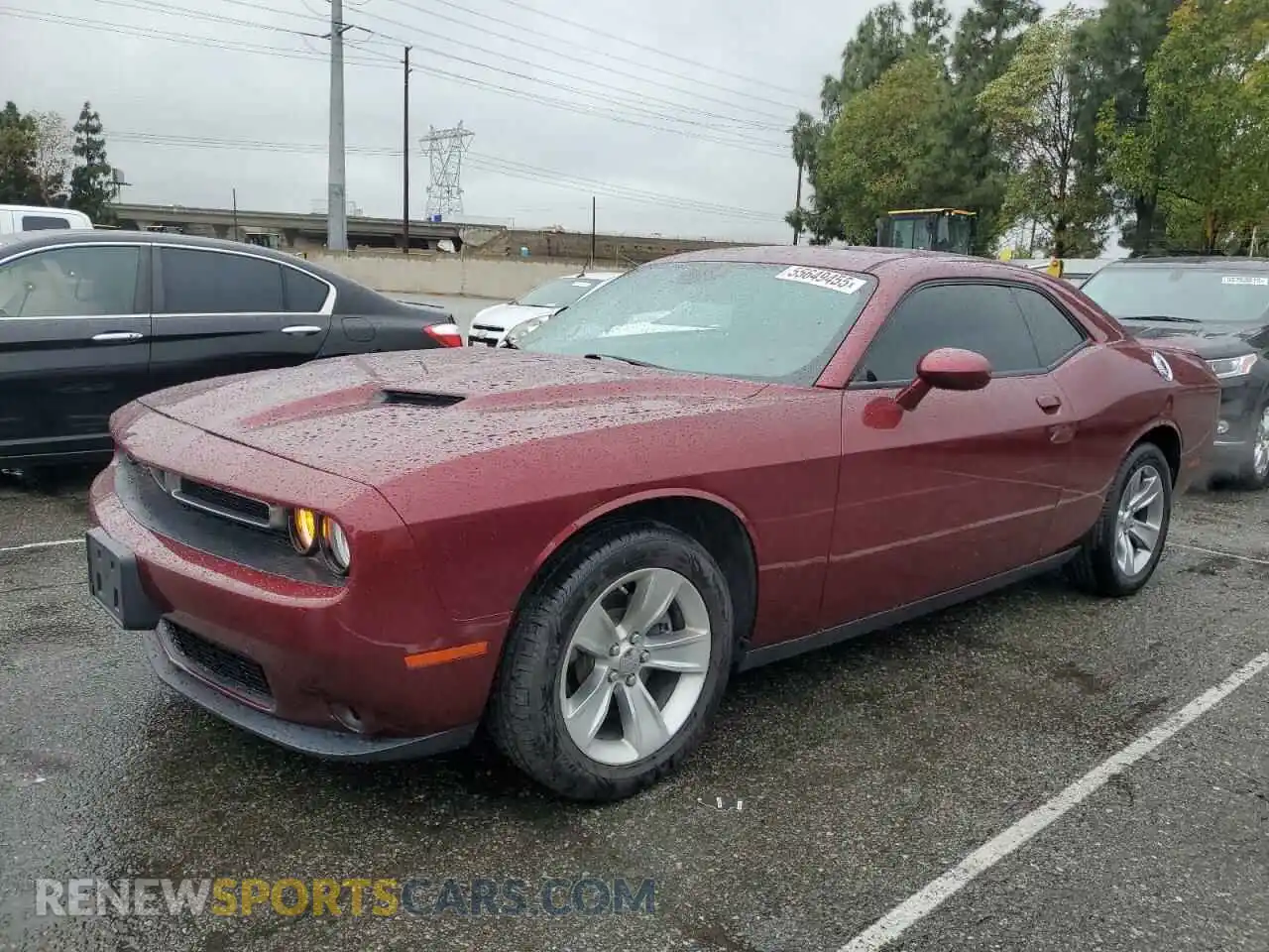 1 Photograph of a damaged car 2C3CDZAG2LH104222 DODGE CHALLENGER 2020