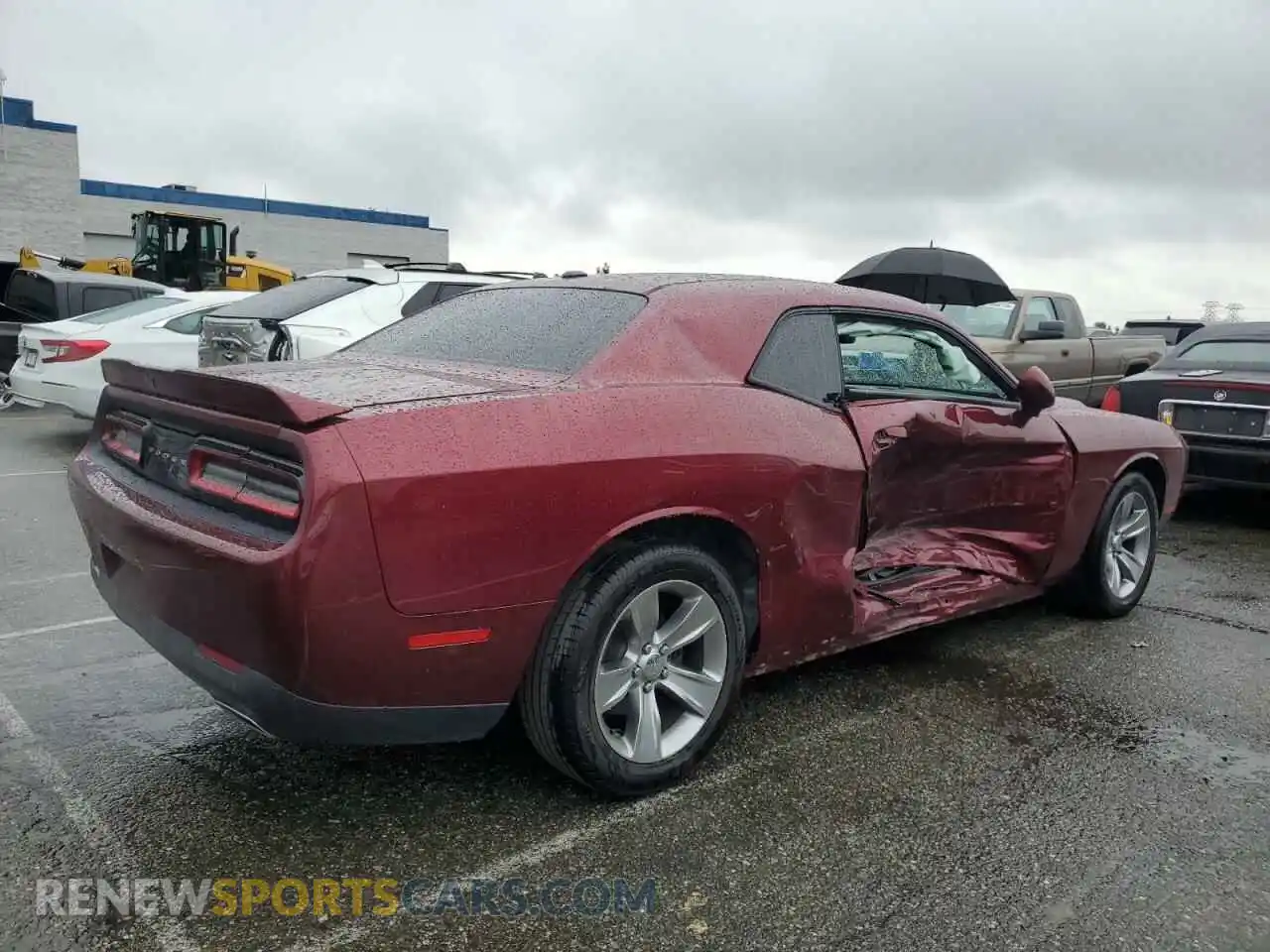 3 Photograph of a damaged car 2C3CDZAG2LH104222 DODGE CHALLENGER 2020