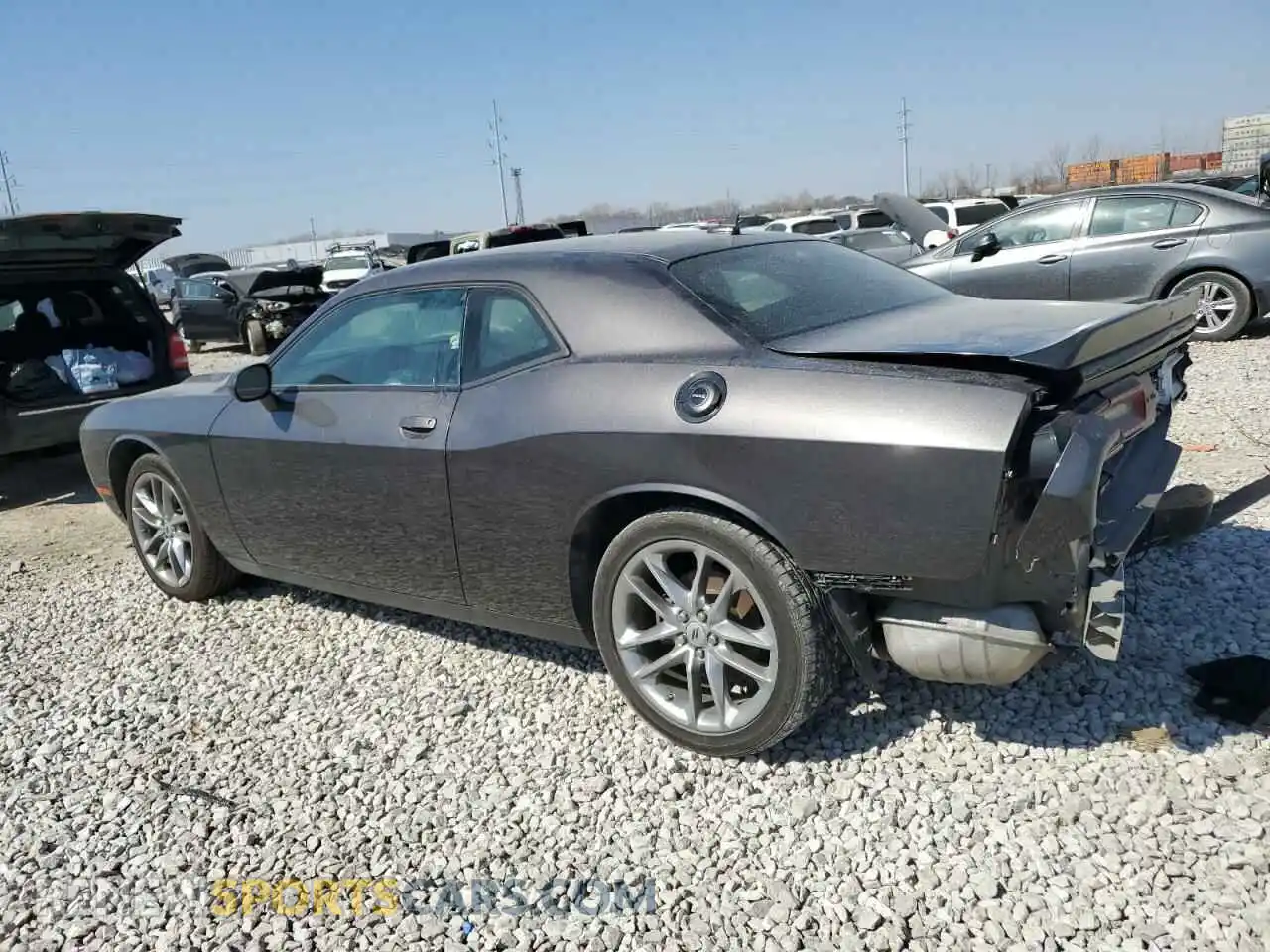 2 Photograph of a damaged car 2C3CDZAG2LH161651 DODGE CHALLENGER 2020