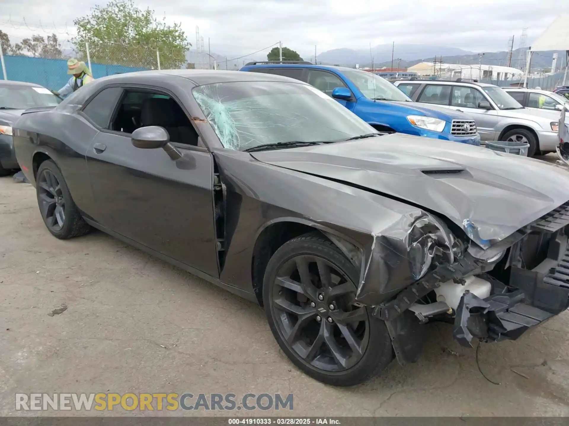 1 Photograph of a damaged car 2C3CDZAG3LH198479 DODGE CHALLENGER 2020