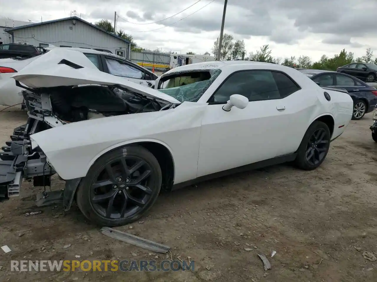 1 Photograph of a damaged car 2C3CDZAG4LH161344 DODGE CHALLENGER 2020