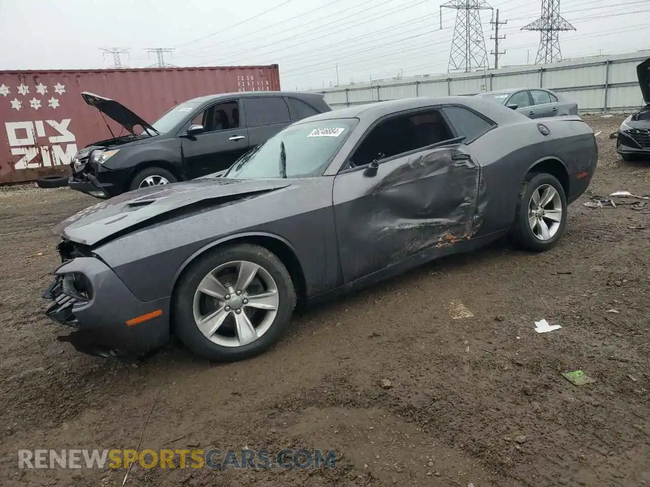 1 Photograph of a damaged car 2C3CDZAG4LH210333 DODGE CHALLENGER 2020