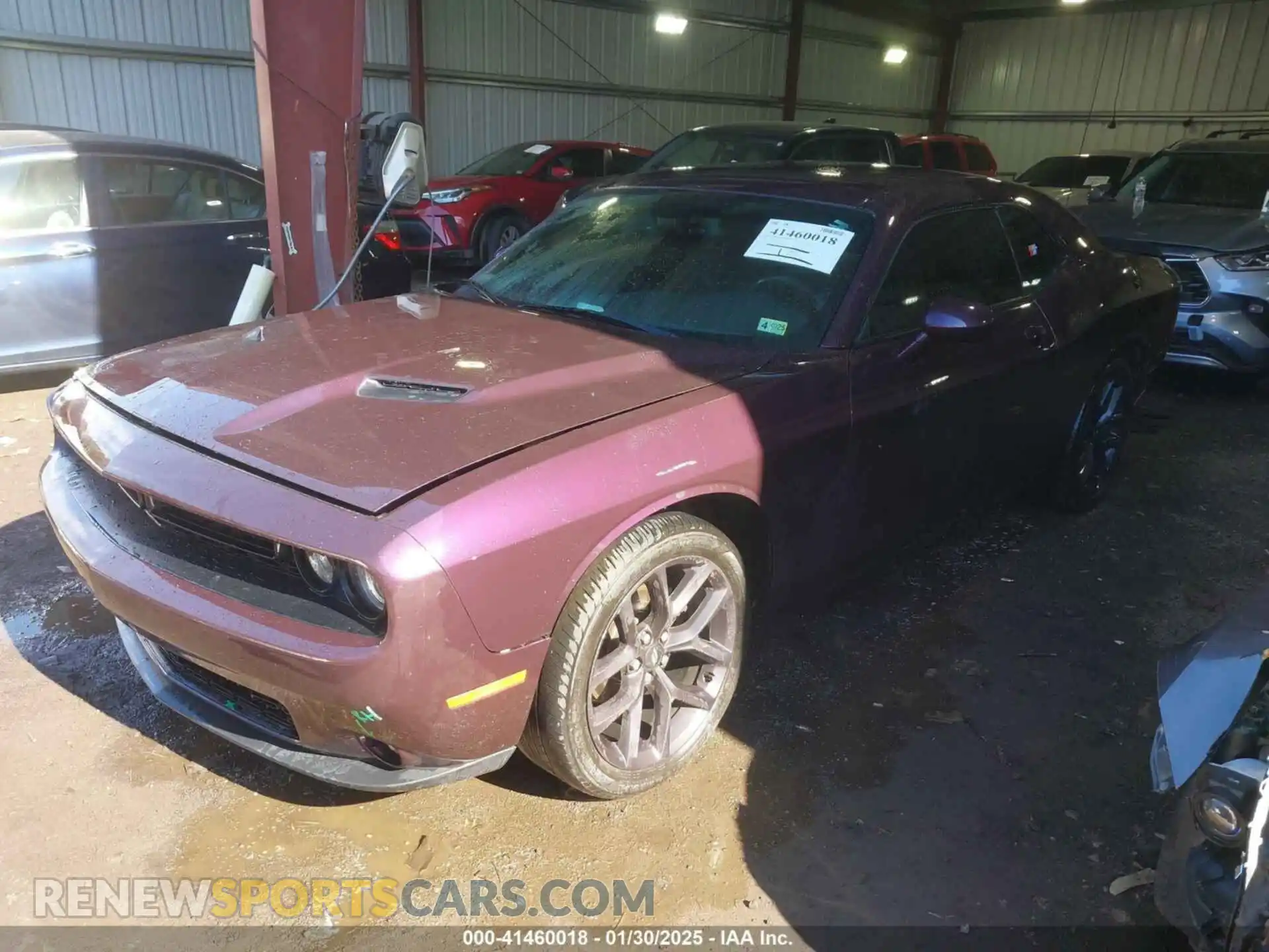 2 Photograph of a damaged car 2C3CDZAG5LH210874 DODGE CHALLENGER 2020