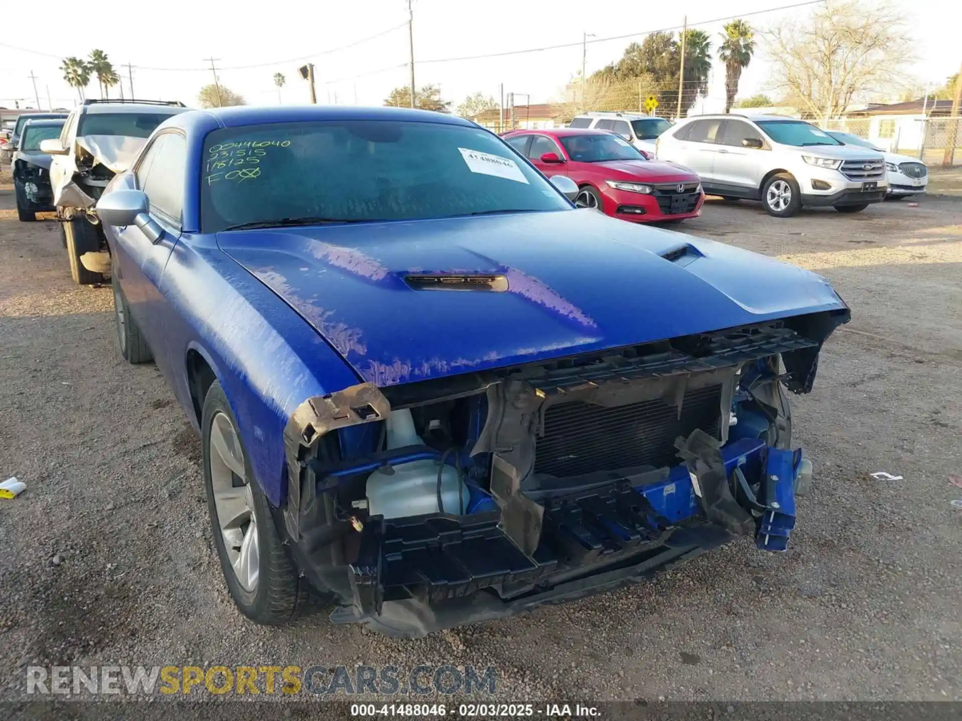 1 Photograph of a damaged car 2C3CDZAG5LH231515 DODGE CHALLENGER 2020