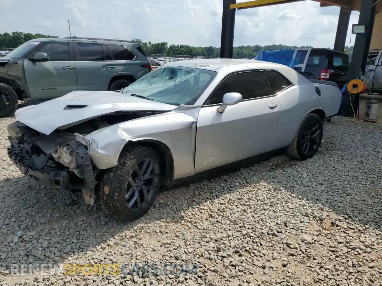 1 Photograph of a damaged car 2C3CDZAG7LH211086 DODGE CHALLENGER 2020
