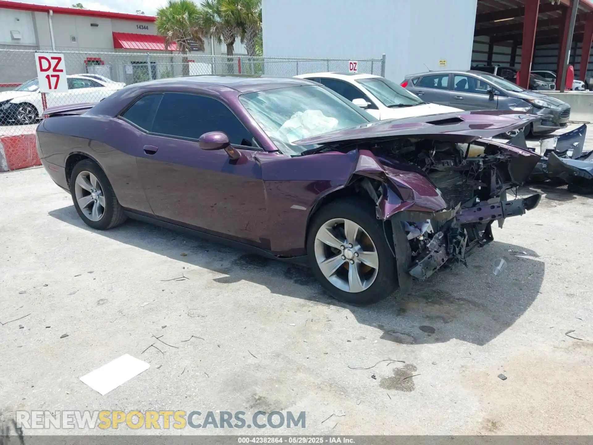 1 Photograph of a damaged car 2C3CDZAG8LH206818 DODGE CHALLENGER 2020