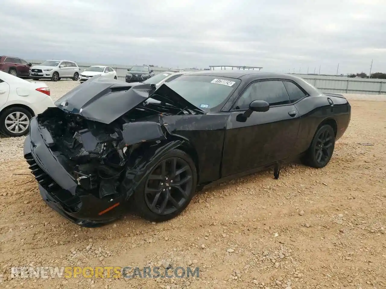 1 Photograph of a damaged car 2C3CDZAG9LH195215 DODGE CHALLENGER 2020